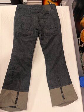 Westbeach Canadian Snowboarding Waterproof Faux Denim Ski Snowboard Pants Mens S